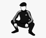 Lidská nápodoba - slav squat