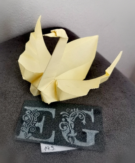 Origami labuť
